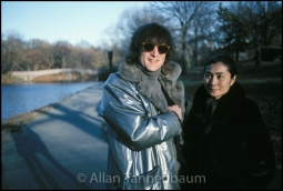 John & Yoko Filming in Central Park -Archival Fine Art Print Signed by the Photographer