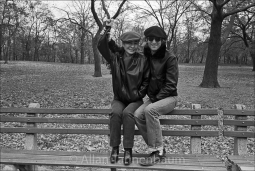 John and Yoko Laugh in Central Park - Archival Fine Art Print Signed by the Photographer