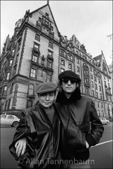 John and Yoko at the Dakota - Archival Fine Art Print Signed by the Photographer