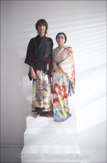John & Yoko Kimonos Stairway - Archival Fine Art Print Signed by the Photographer