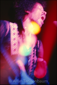 Jimi Hendrix Lights 1968 - Archival Fine Art Print Signed by the Photographer