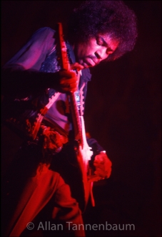 Jimi Hendrix Red Strat 1968 - Archival Fine Art Print Signed by the Photographer