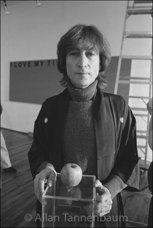 John Lennon with Yoko's Apple - Archival Fine Art Print Signed by the Photographer