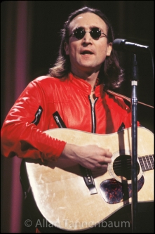 John Lennon Performing 1975 Glance - Archival Pigment Fine Art Print Signed by the Photographer