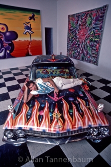 Kenny Scharf Caddy Relax - Archival Fine Art Print Signed by the Photographer