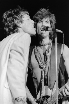 Mick and Keith at the Capitol in Passaic NJ - Archival Fine Art Print Signed by the Photographer