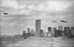 World Trade Center Blimps - Archival Fine Art Print Signed by the Photographer