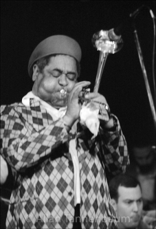 Dizzie Gillespie plays - Archival Fine Art Print Signed by the Photographer