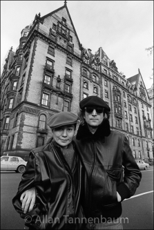 John and Yoko at the Dakota - Archival Fine Art Print Signed by the Photographer