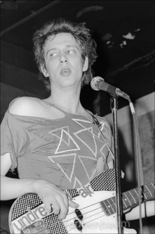 Richard Hell at CBGB - - Archival Fine Art Print Signed by the Photographer